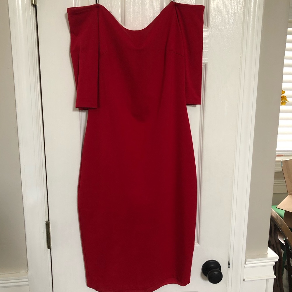 Off the shoulder dress